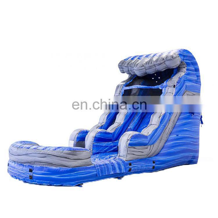 Factory price commercial large home outdoor inflatable water pool wet slide air bouncer combo wet inflatable
