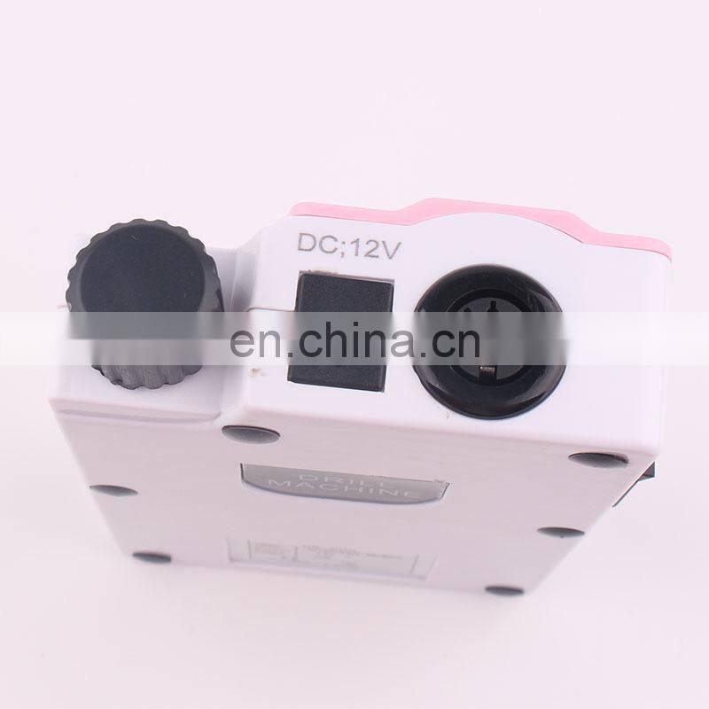 Hot Sell High Quality Pink Portable Cordless Rechargeable 25000RPM Manicure Nail Drill Machine Electric Nail File Machine