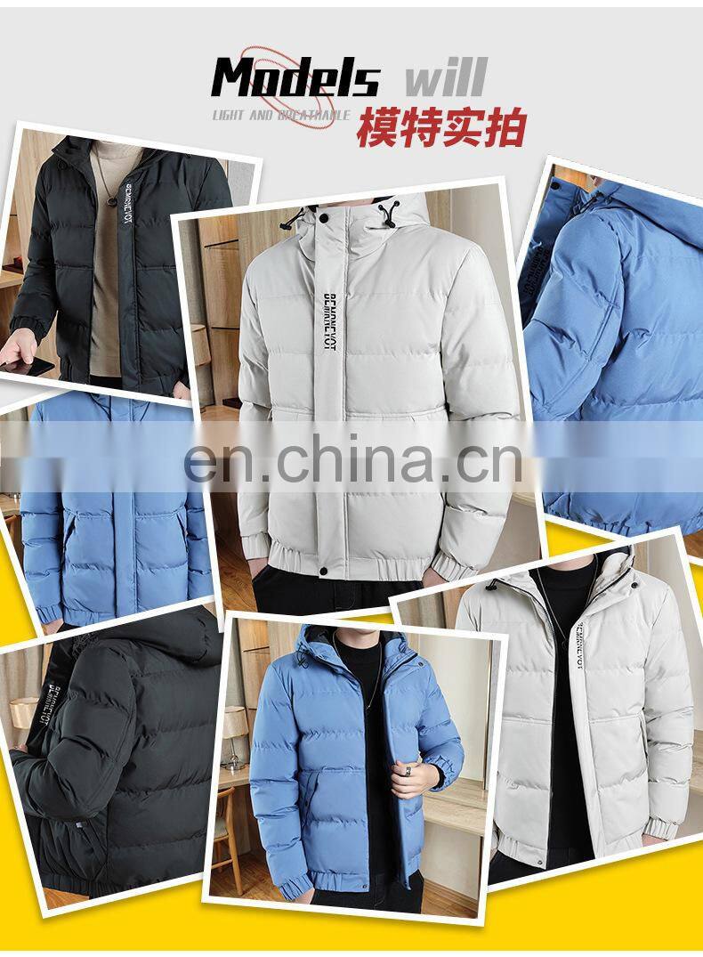 Christmas xmas sale slim coat men's jacket winter overcoat plus size winter Puffer Jacket men's bread bubble coat