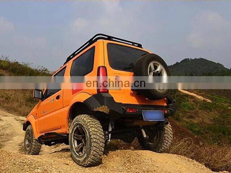 4*4 Hard Rear Bumper with Spare Tire Rack for Suzuki Jimny Car Accessories Rear Bar