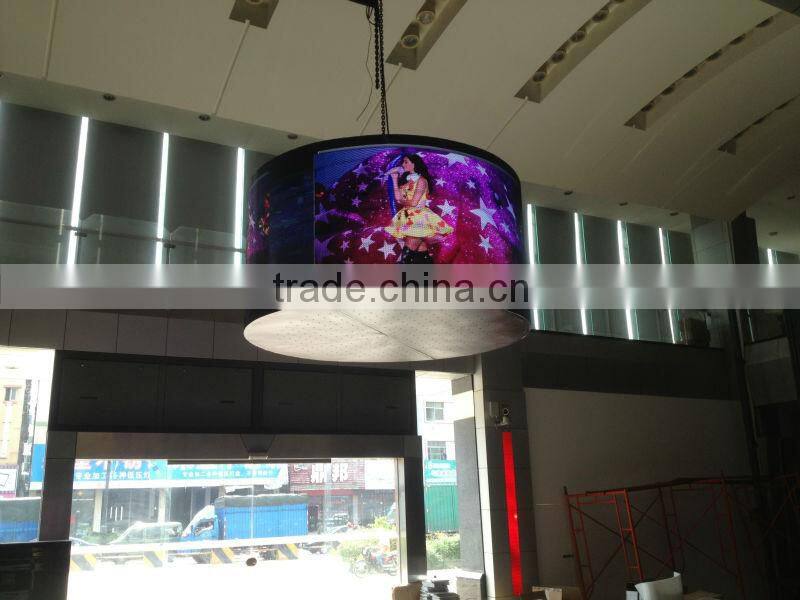 P5 column indoor full color decoration electron led display screen