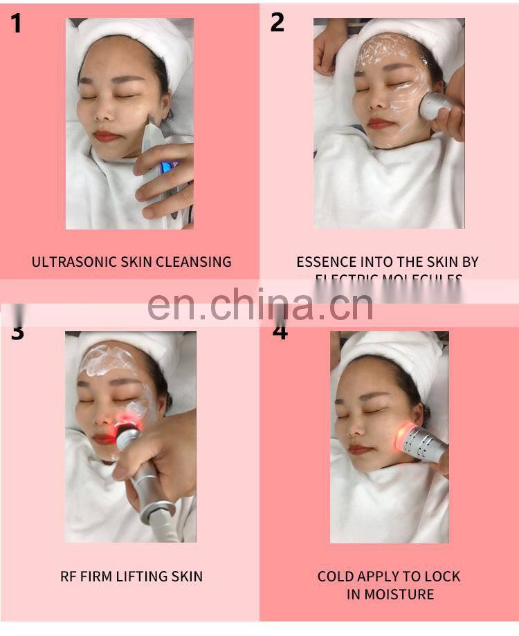 RF+Ultrasound Activate Collagen Anti-aging Skin Care Beauty Machine Face Lift Skin Rejuvenation Deep Cleaning&Moisturizing