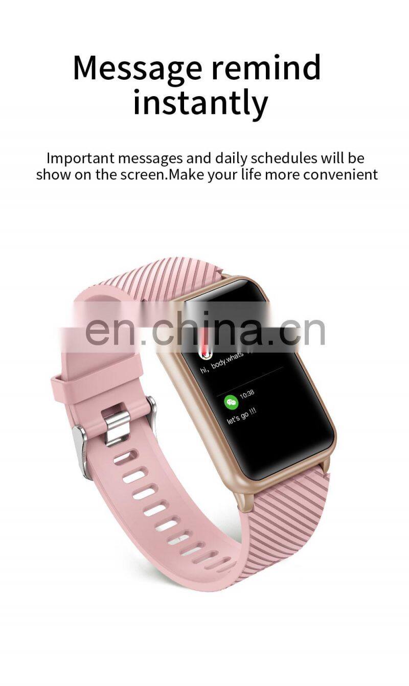 H96Blood Oxygen Pressure Multi Sports Mode Heart Rate Music Player Control Sleep Monitor Smart Watches For Sale