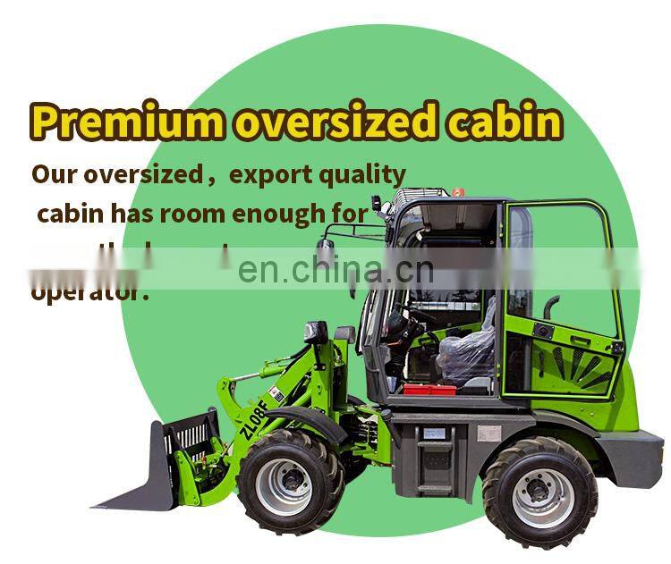 ZL06 4X4 wheel drive CE approved front Cheap Garden compact mini loader