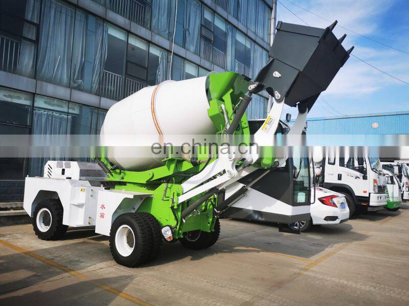 4.0 cubic meters Cement mixing machine portable concrete drum mixer