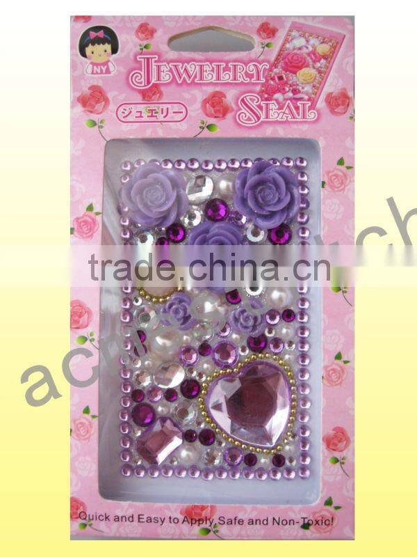 2011 Lovely mobile phone sticker