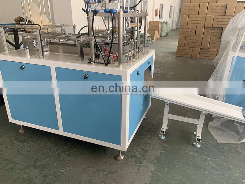 UTCH520 Automatic Disposable Microwave Safe Paper Cardboard Bento Lunch Box Brown Cardboard box Making Machine