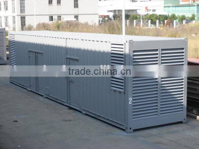 New products in China of 660KVA Power plant of Container type magnetic power diesel generators with 4006-23TAG2A engine for sale