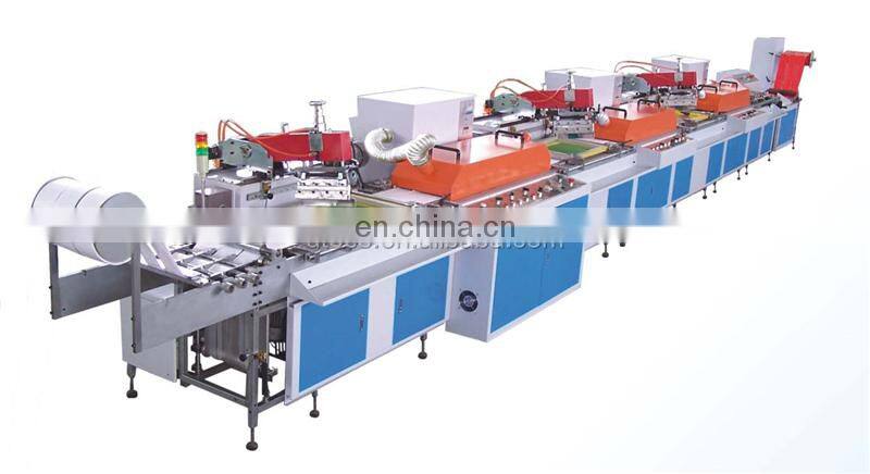 UGS3004 4 Color Automatic Roll to Roll Label Screen Printing Machine