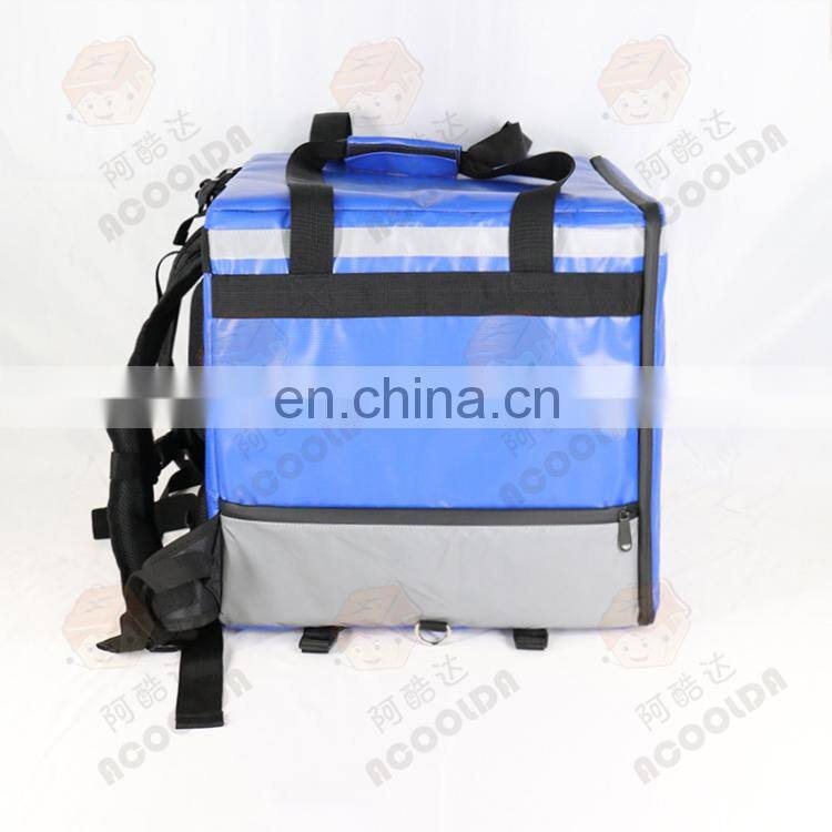 Heated Food Insulation Bag Pizza Delivery Backpack for Scooter Carton Customized Color