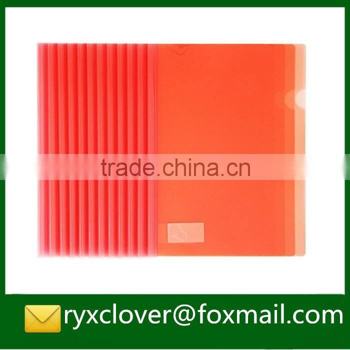 PP plastic transparent clip report cover file folder