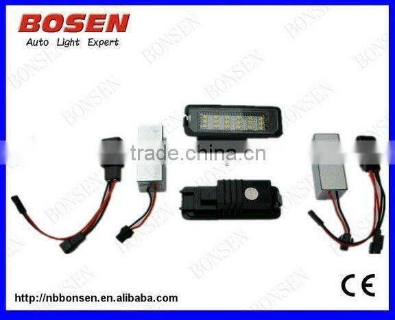 VW LED licence plate lamp