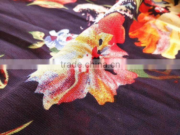 chiffon evening dress made of polyester fabric on hot sale