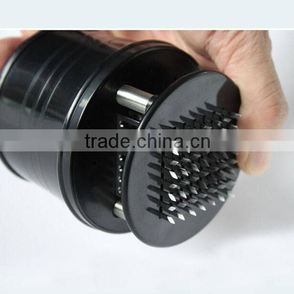 Wholesale kitchen tool 56 Stainless Steel Blades Meat Tenderizer with Cleaning Brush for fast cooking & Time-saving