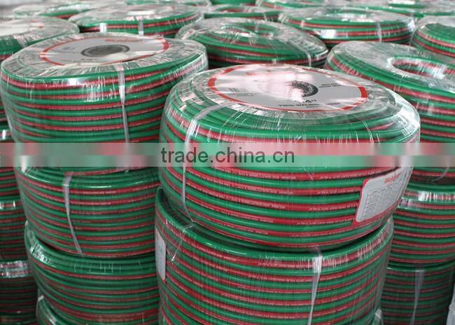 ISO 3821 Certified ID 1/4 Inch 20 Bar Rubber Twin Welding Hose