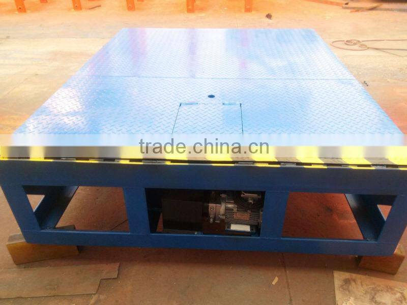 high configuration fixed loading cargo elevator/stationary dock ramp