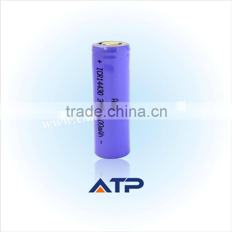 Wholesale hot product eco-friendly 14430 li ion rechargeable battery / lithium ICR14430 3.7v 400mah / icr 14430 li-ion battery