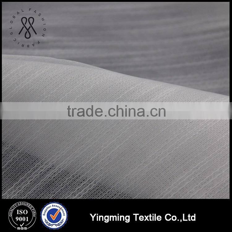 Wholesale 100% Polyester Double Layer Organza Fabric for Women's Fashion Dresses/Blouses/Shirts/Skirts