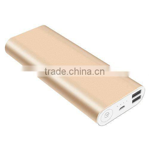 Laser logo metal housing 10400mAh power bank