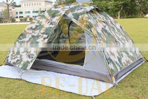 Hot sales waterproof wind resistant camouflage camping tent