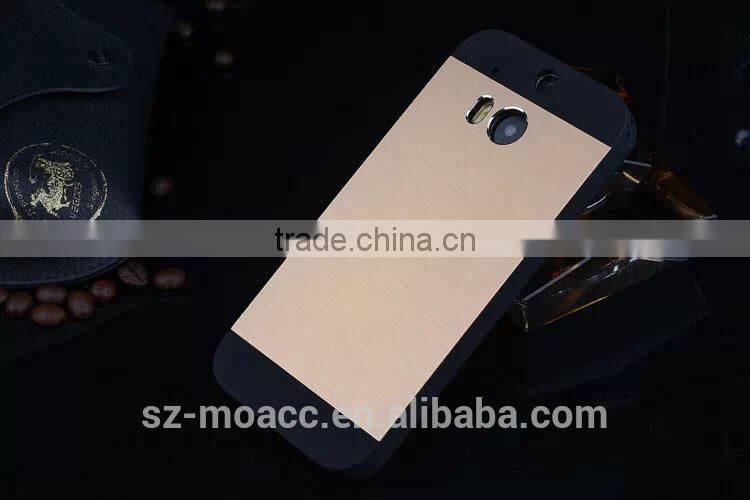 Wire drawing aluminum metal case for htc one m8