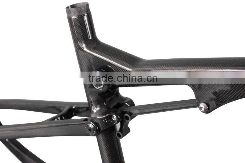 26er carbon mountain bike frame AC076 ,carbon suspension mtb frame BSA/BB30 available