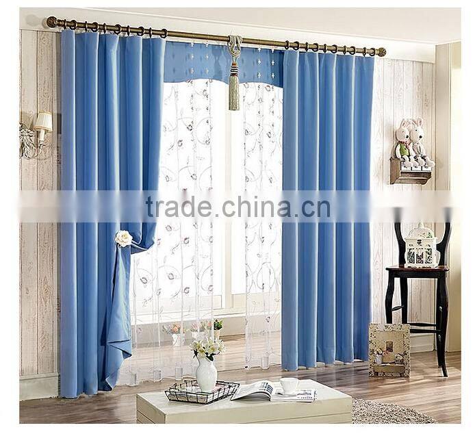 2015 new design European curtain fabric high-grade jacquard polyester curtain shower curtain designs