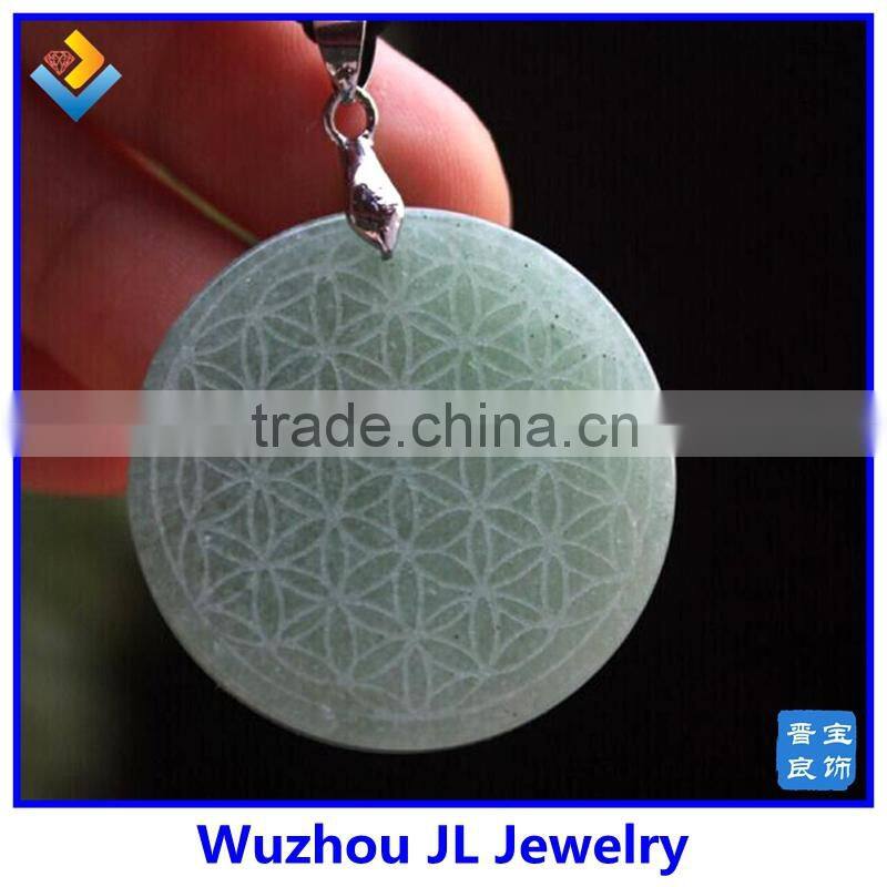 Natural Crystal Pendant Necklaces Flower Pendant Flower Of Life Pendant