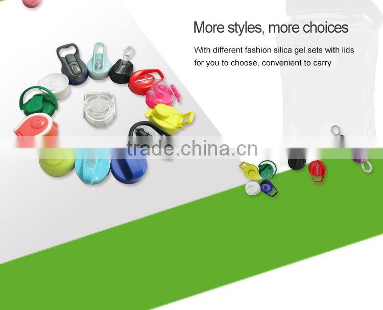 fashion custom glass bottle custom shape/ special shape glass water bottle