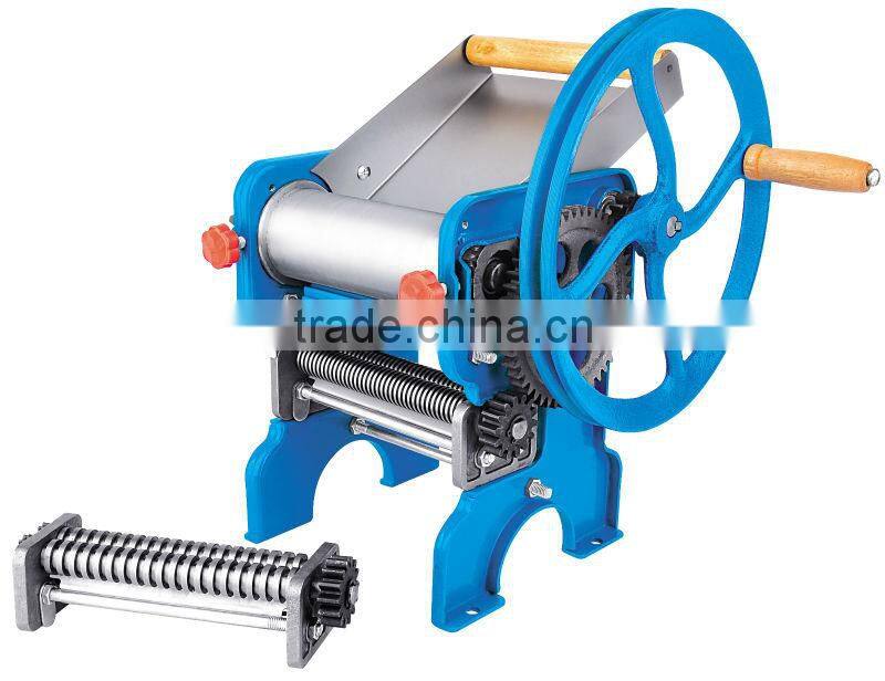 2015 top sale High quality Best price OEM stainless steel manual pasta machine in grain product making machines