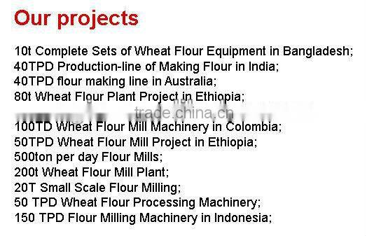10-500TPD wheat/maize flour grinding machines with price
