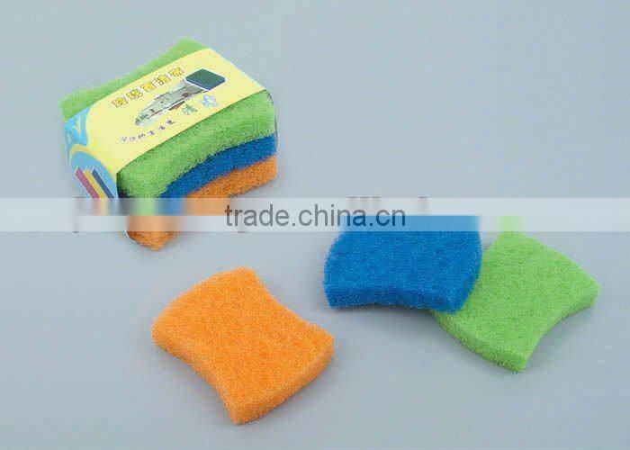 2014 hot scourer pad 3m scouring pad cleaning kitchen cleaning nylon scrubber