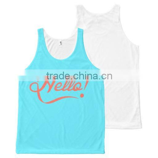 new design fashion hotsale high visibility tank top for women