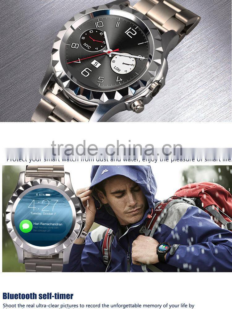 IP 67 Heart Rate Monitor Electrocardiogram ECG data analysis smart bluetooth watch