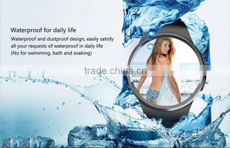 2016 smart watch new design CPU MTK2502C KW18 smart watch