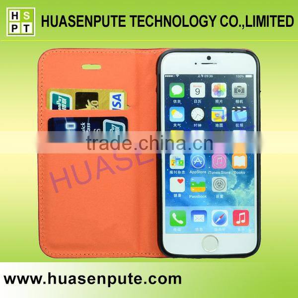 Attractive Jeans Patt Book Wallet Flip Leather Case Card Cover For Apple iPhone 6