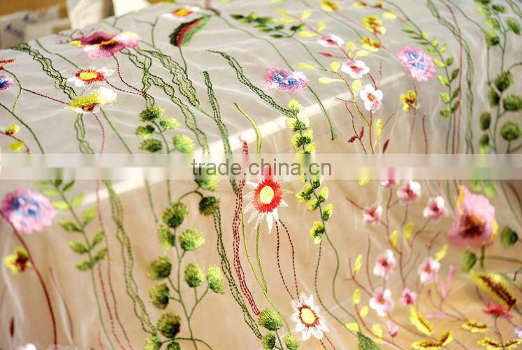 hot sale Lace fabric cloth form factory with best price