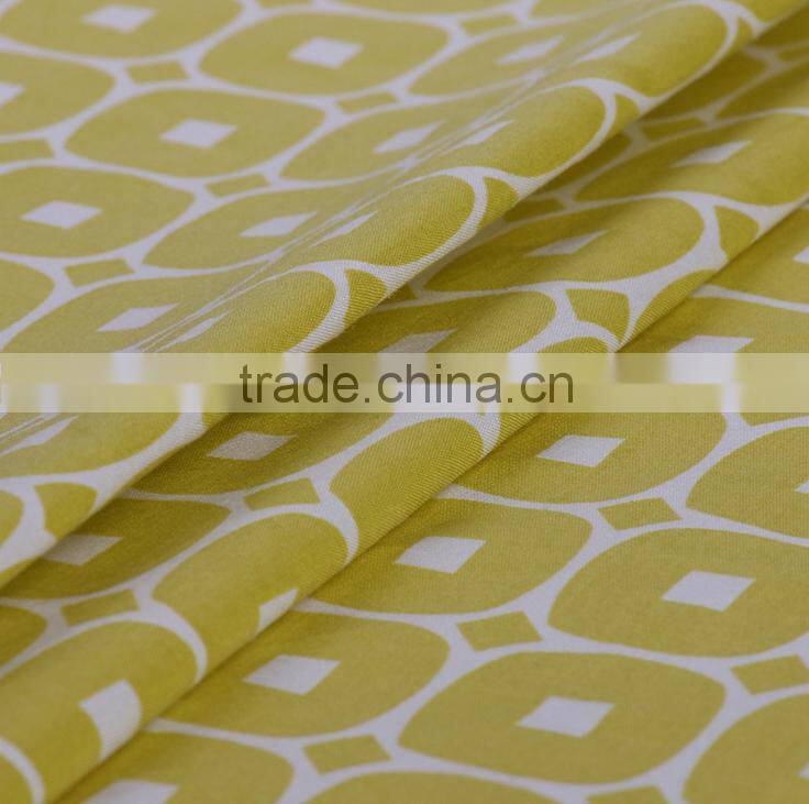 cotton spandex stretch poplin printed fabric
