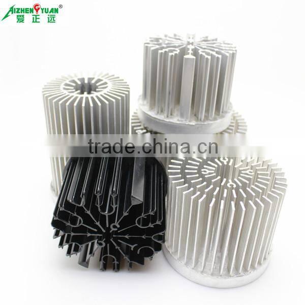 Aluminum circular forging cold flexible heat sink