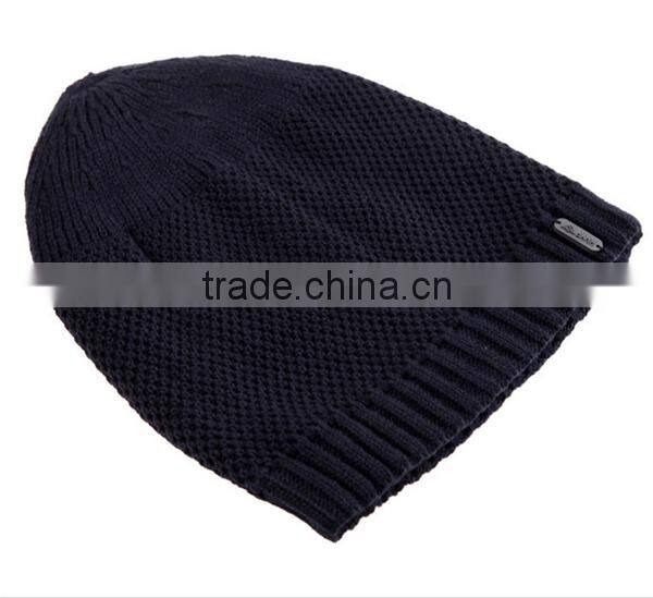 custom made new quality winter crochet knitting hat