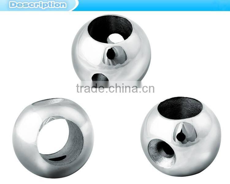 The stairs and corridor stainless steel circular connector