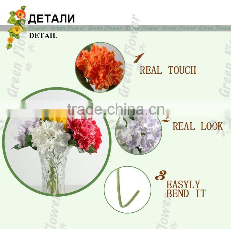 2016 Wholesale Multicolor 18 heads Latex Artificial Flowers PU Real Touch Bouquet Wedding Bridal Decor Display Flower