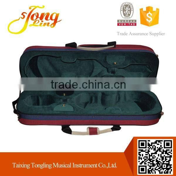 Colorful High Density Foam Violin Double Case 4/4