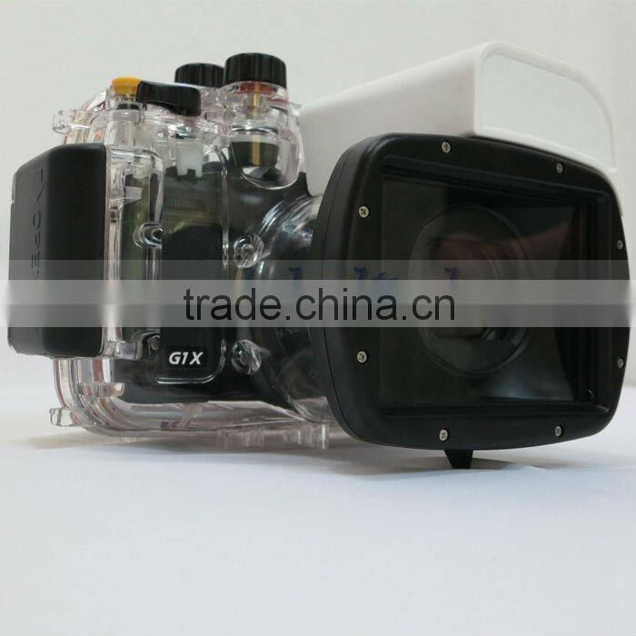 Underwater Camera Case G1X 40 meters 130ft Waterproof Digital Camera Housing for Cannon