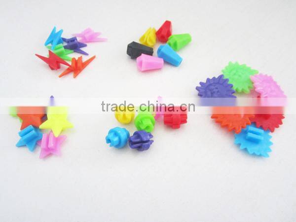 Various style multi color spoke bead