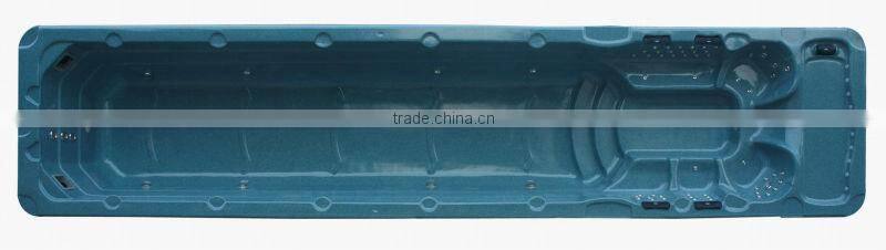 CE approved 10.6m endless plastic swimming pools