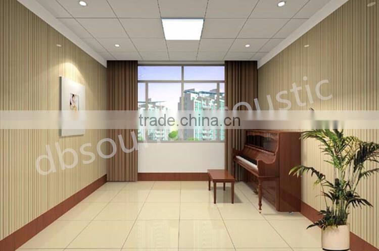 Anti Noise Panel For School Groove Wooden And Wood Sounproof Acoustic Panel