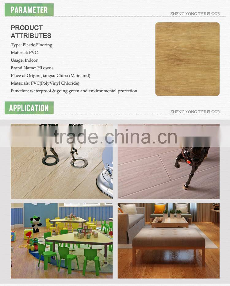 EIR PVC Flooring, LVT,Click system PVC Flooring by Zhengyoung Flooring