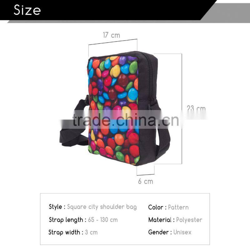 Promotion Fashion polyester Mens Shoulder Bag with factory price