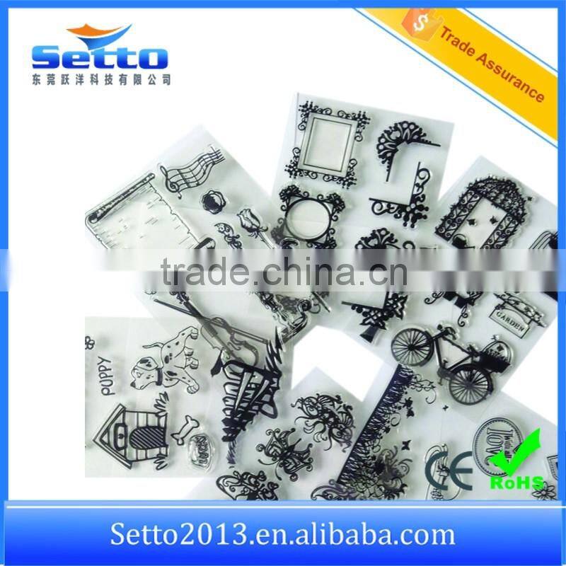 Custom design clear stamps for card making